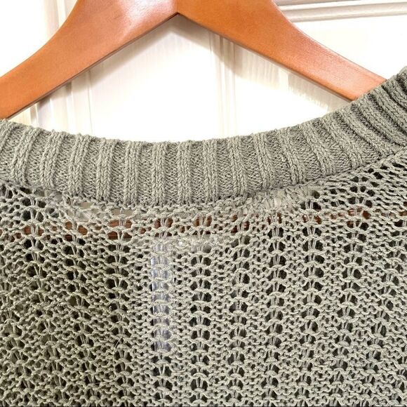 Kensie olive green long sleeved sweater S - Picture 7 of 13